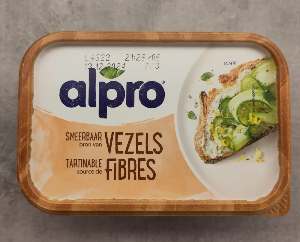 Smeerbare bron van vezels