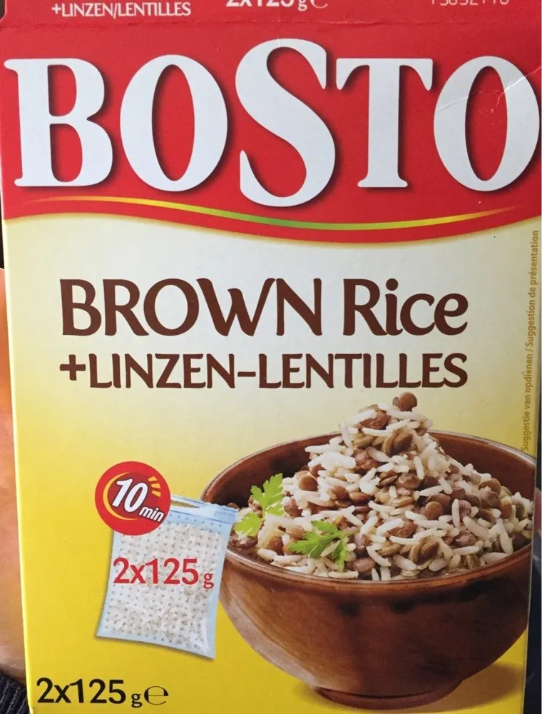 Brown rice+ linzen-lentilles