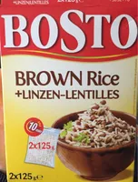 Brown rice+ linzen-lentilles