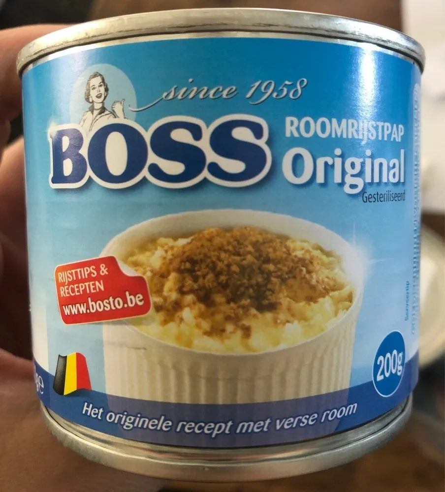 Boss roomrijstpap