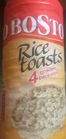 Rice toasts, 4 céréales
