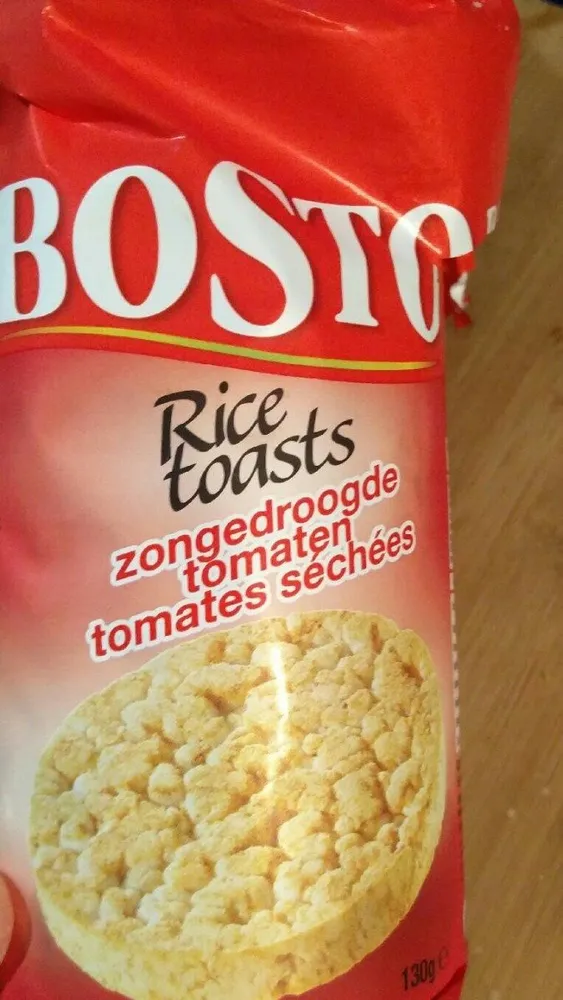 Rice toasts tomates sechées