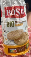 Bio toasts kikkererwten