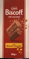 Biscoff milk choc with biscoff biscuits