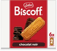 LOTUS BISCOFF Speculoos XL - Chocolat Noir - 162g (6x2p)