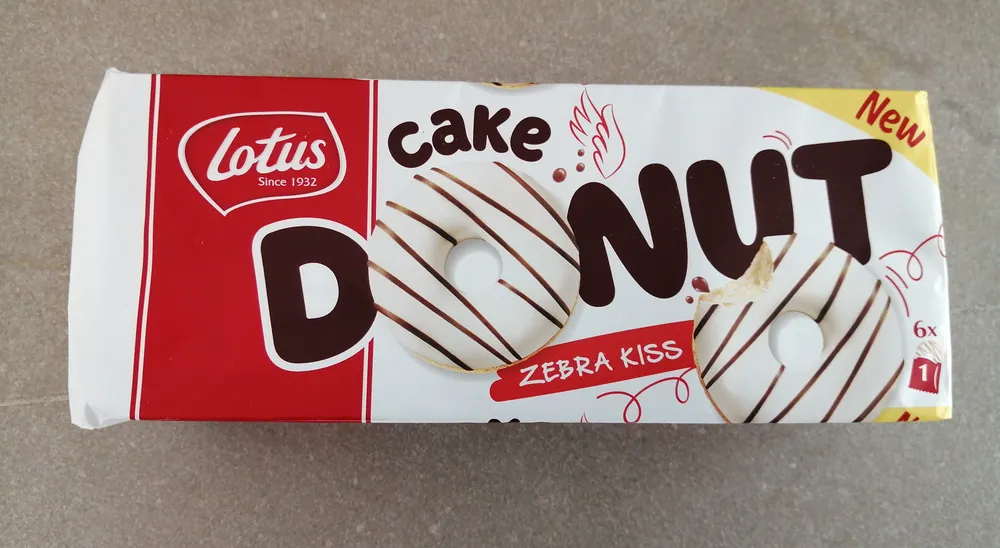 LOTUS CAKE DONUT - Zebra kiss - 204g (6x1p)