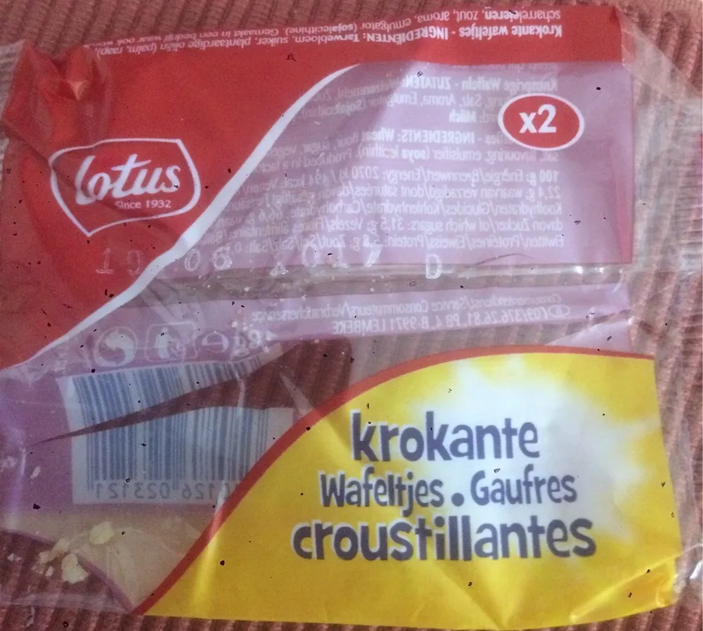 Gaufres Croustillantes 2 Pièces