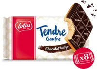 LOTUS Tendre Gaufre Chocolat 296g (8x1p)
