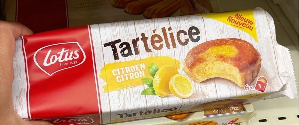 LOTUS TARTELICE Citron 345g (6x1p)