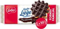 LOTUS Gaufre de Liège Format Familial Chocolat 518g (10x1p)