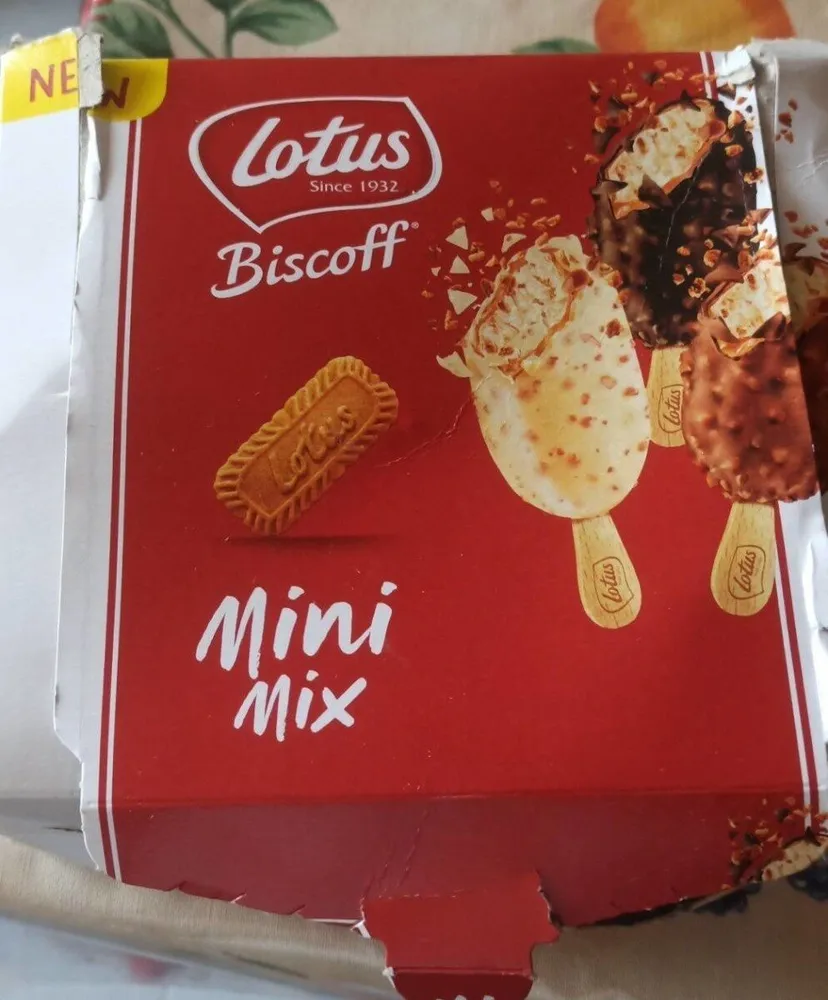 Helado lotus mini mix