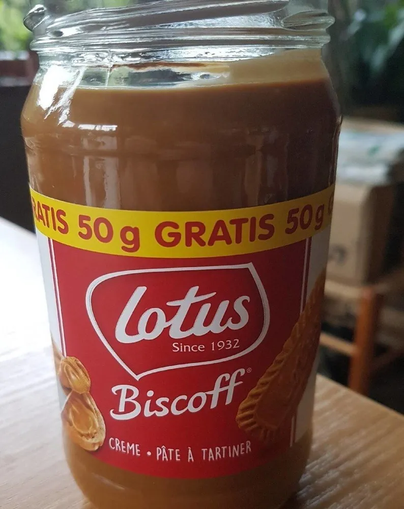 Crème pâte à tartiner lotus boscoff