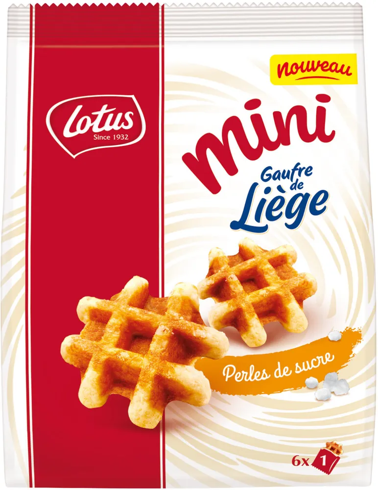LOTUS MINI - Gaufre de Liège - 171g (6x1p)