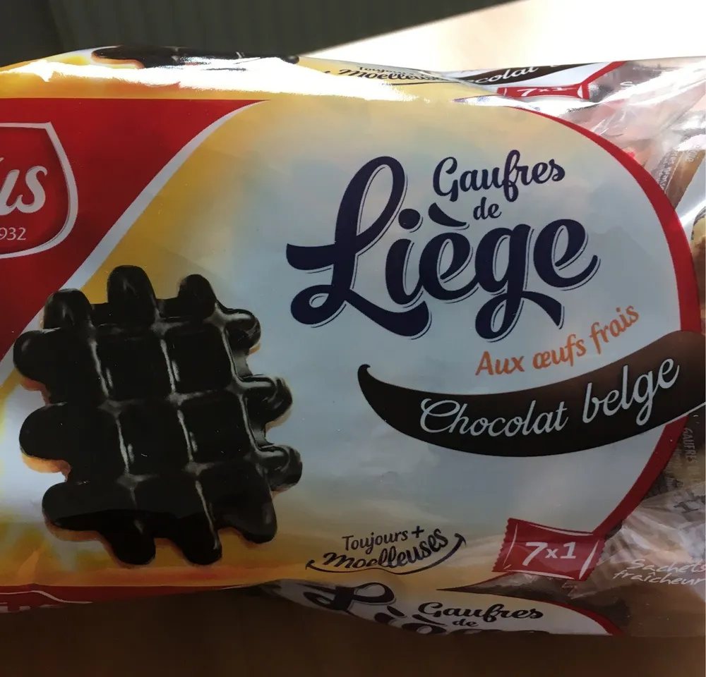 Gaufres de Liège au Chocolat
