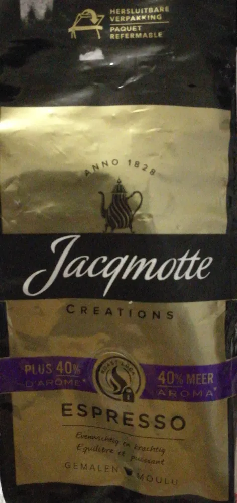 CAFE JACQMOTTE Création espresso