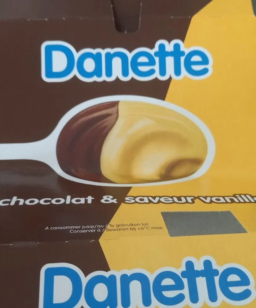 Danette chocolat vanille