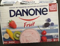 Yaourt aux fruits et aux ferments d'origine naturelle