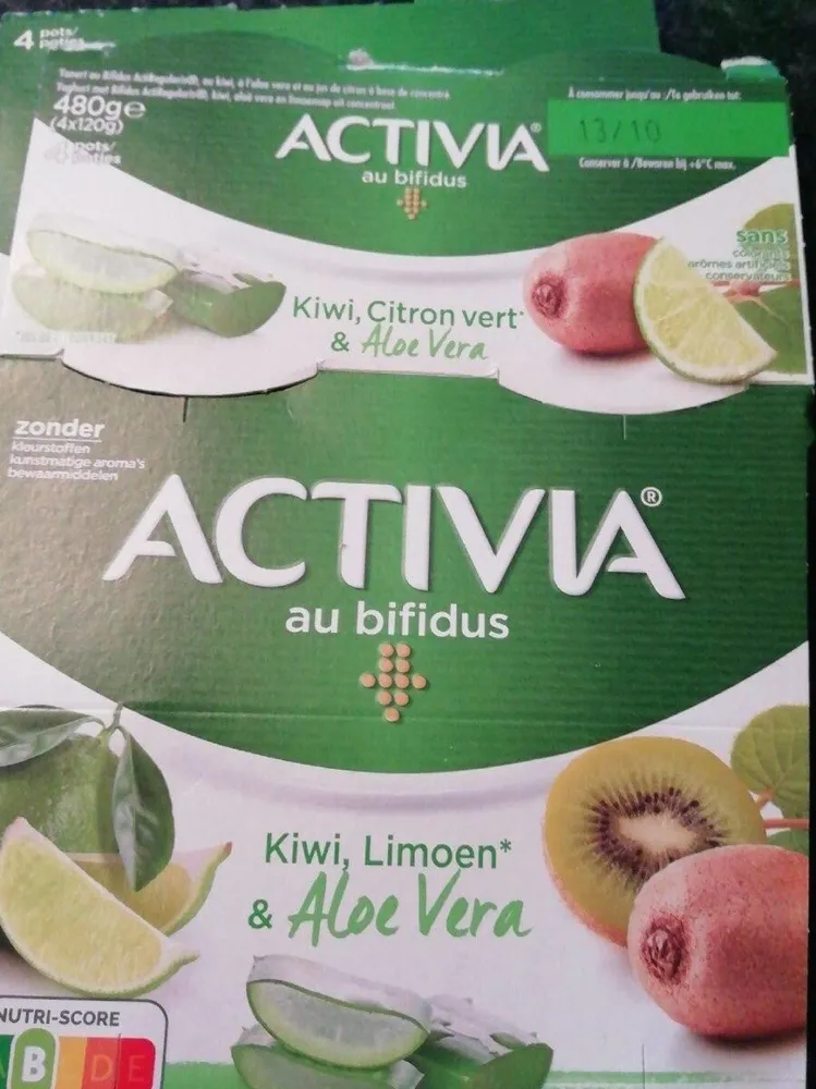 Activia kiwi limoen&Aloe Vera