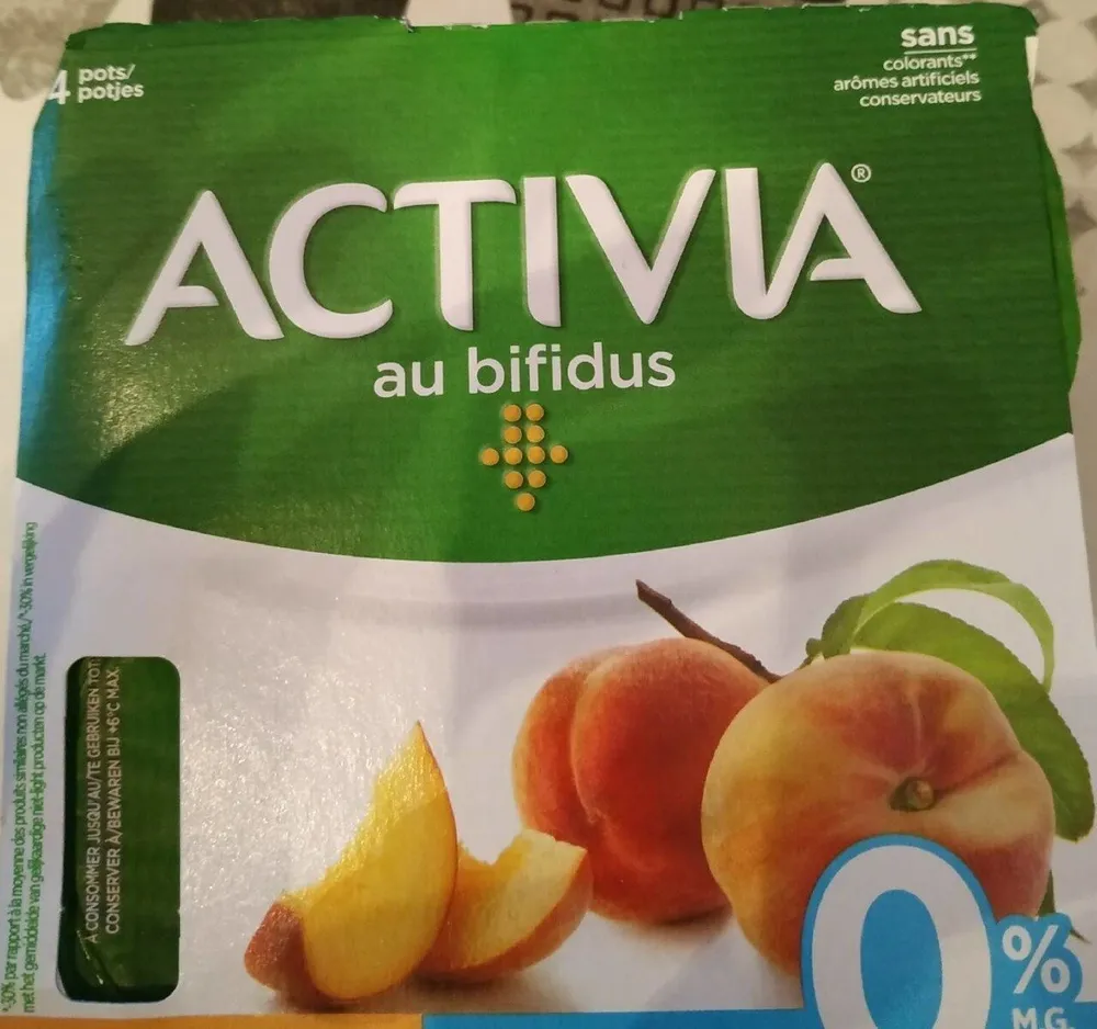 Activia au bifidus pêche