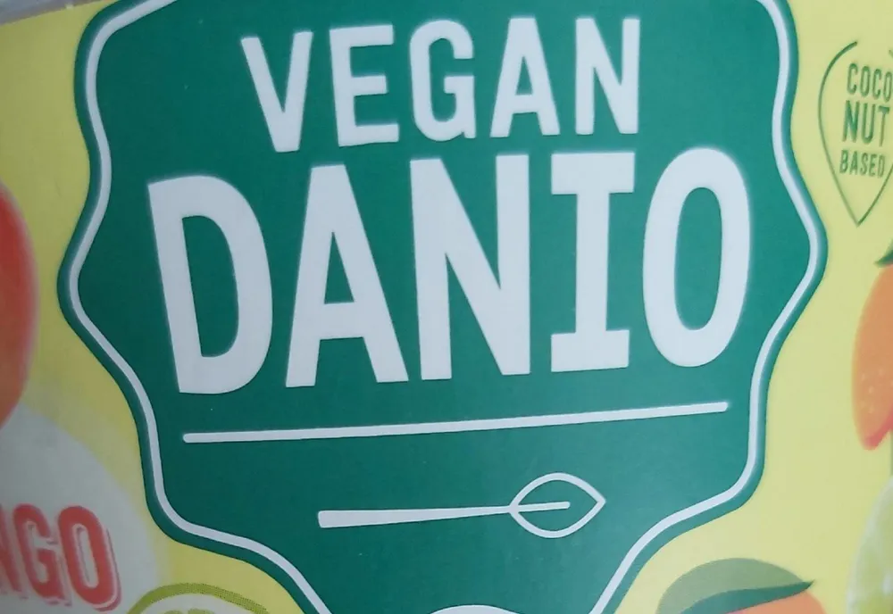 Végan danio lemon and mango