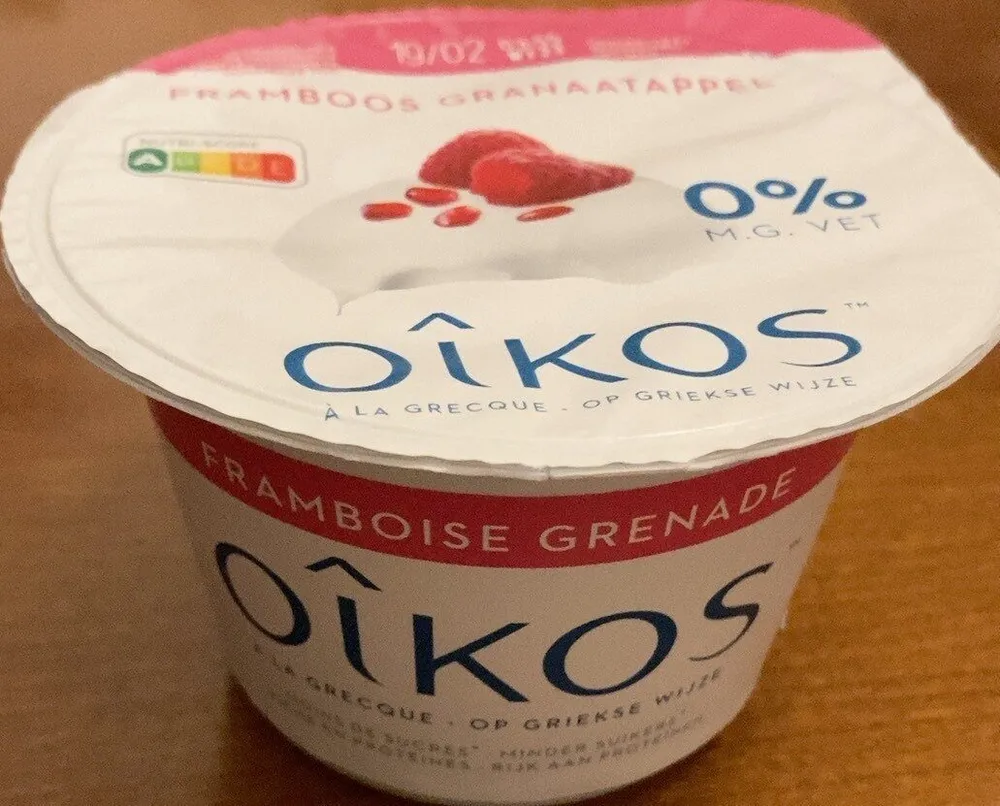 Oikos 0% Framboise Grenade