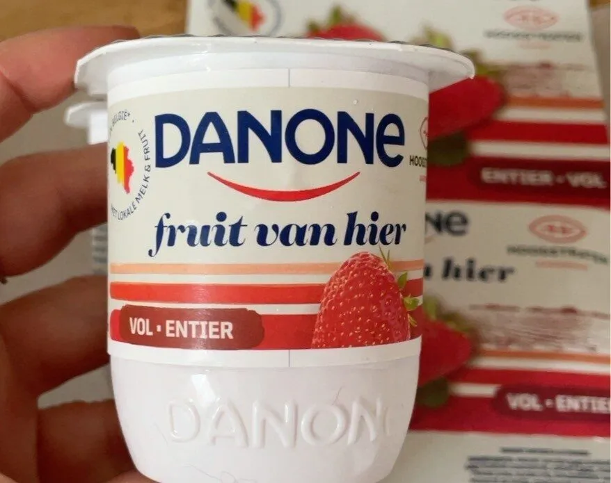 Yaourt entier Fraises Hoogstraten
