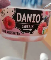 Danio cereals rode vruchten