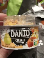 Danio céréales pommes, poiré, banane