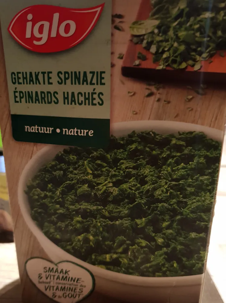épinards Hachés 750 g Surgelés Parfaitement Portionnable