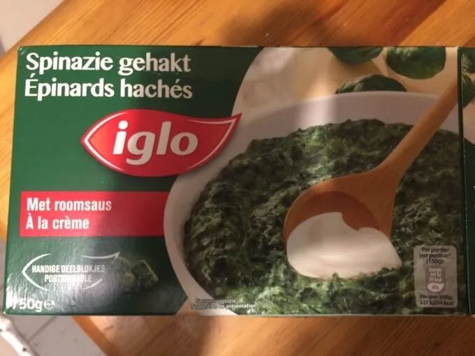Épinards Hachés À La Crème