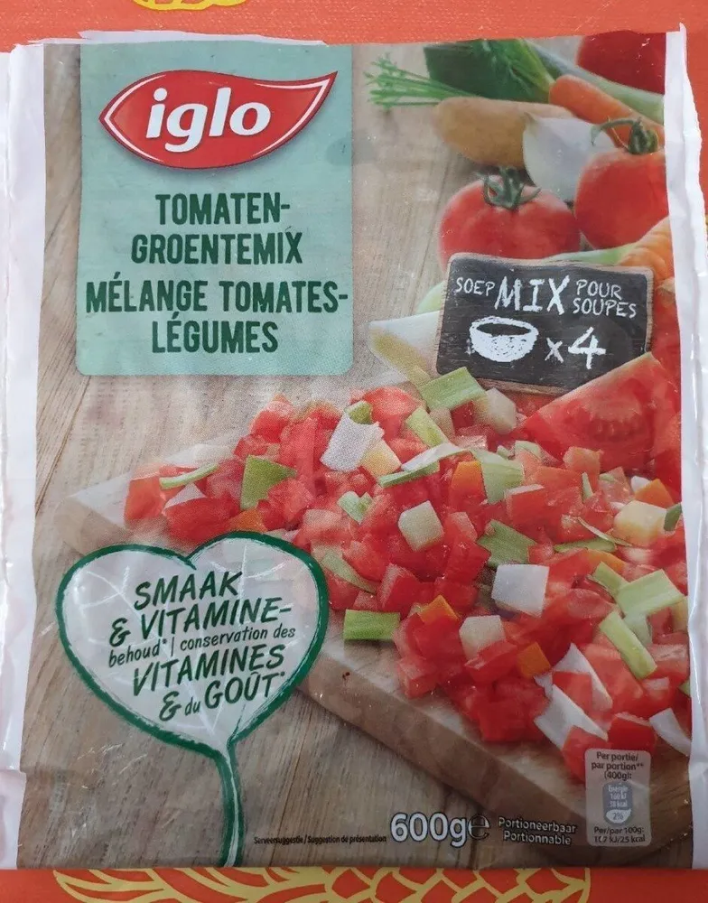 Mélange  tomates légumes