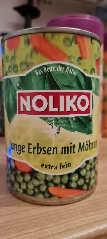 Jung Erbsen mit Möhren