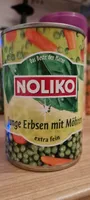 Jung Erbsen mit Möhren