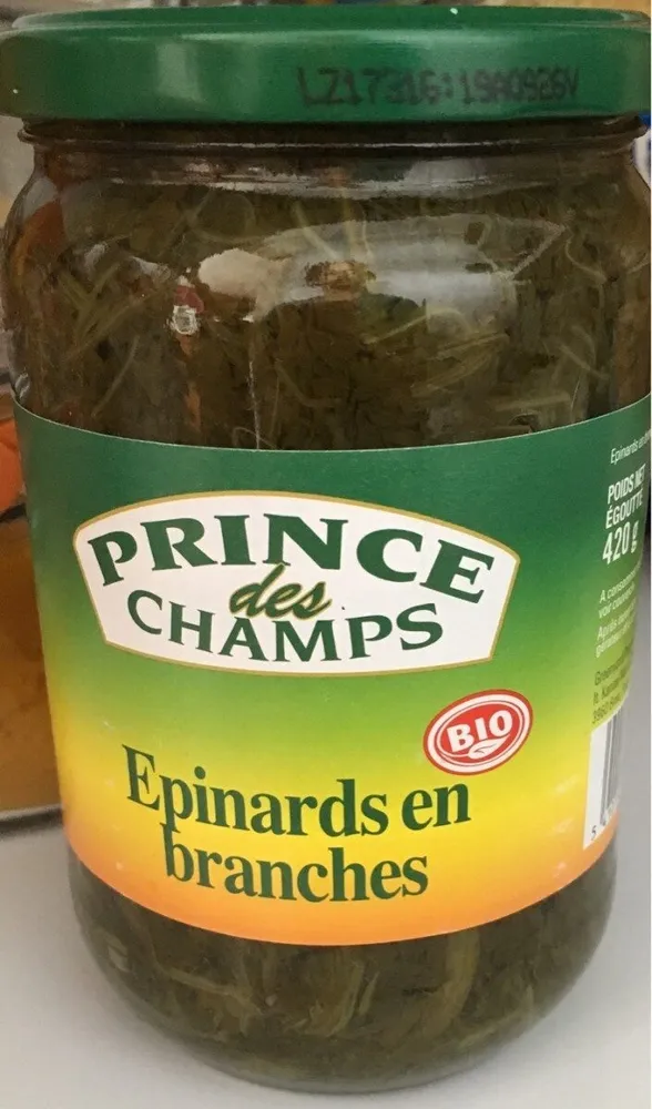 Epinards en branches