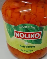 Karotten gewürfel