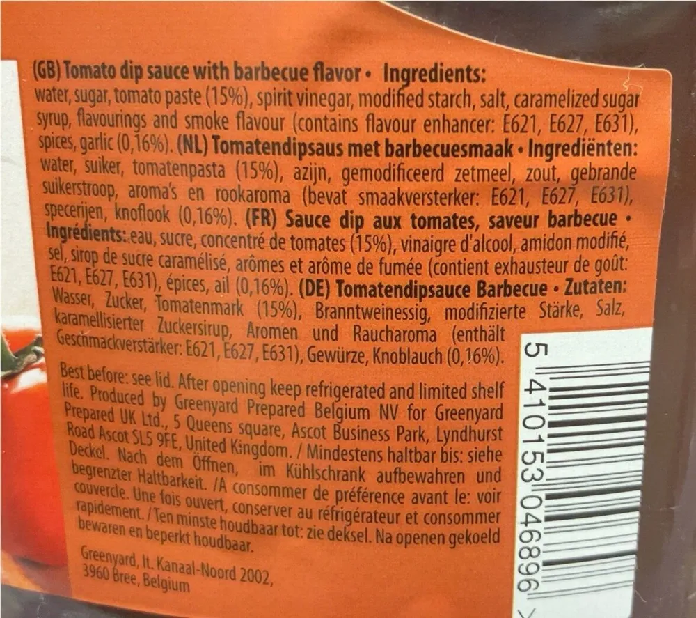 Texas barbeque dip