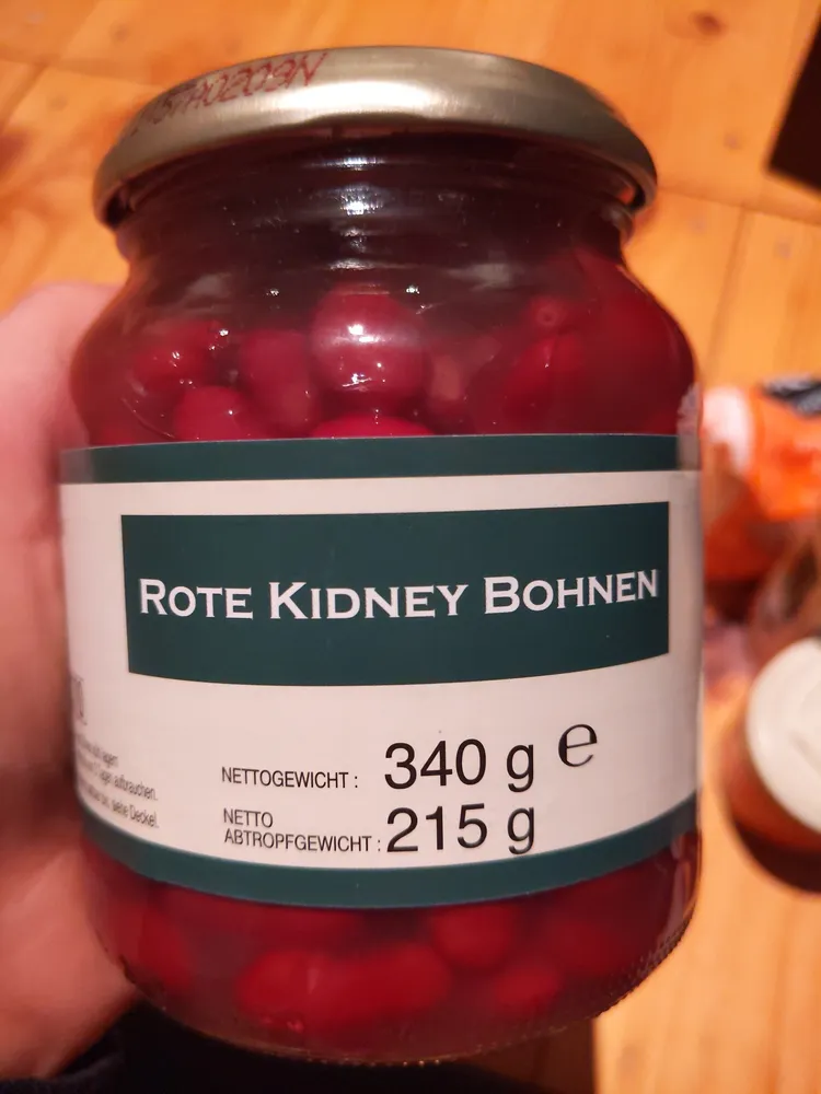 Rote Kidney Bohnen