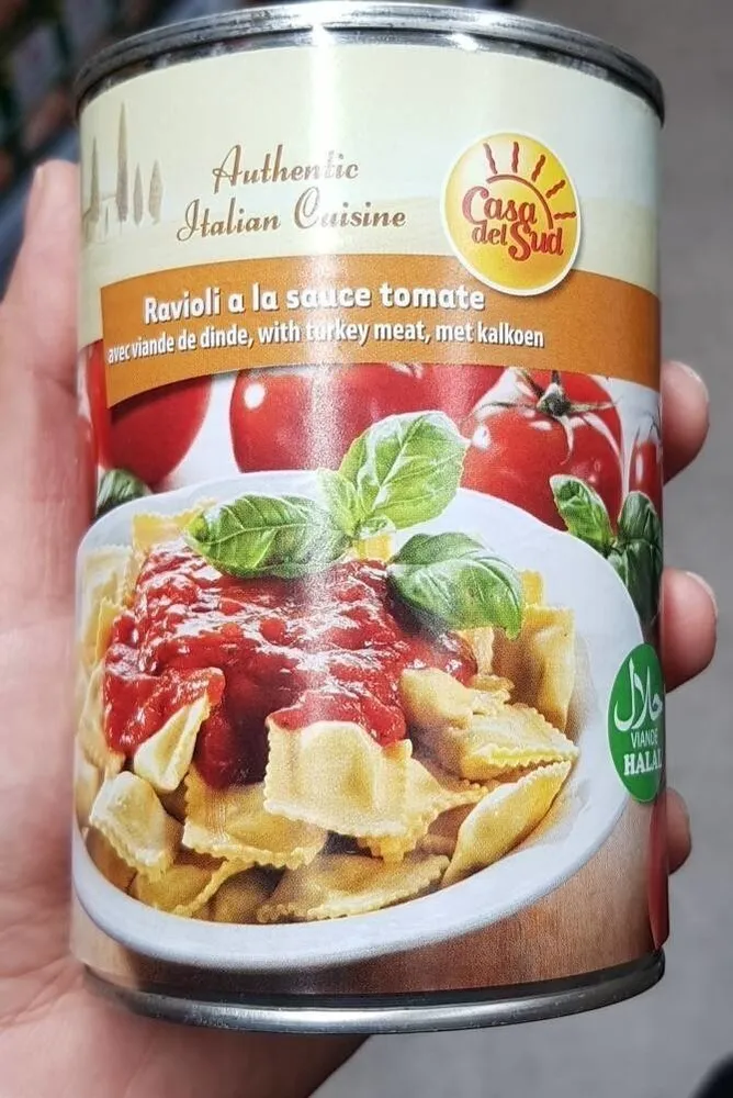 Raviolis à la sauce tomate