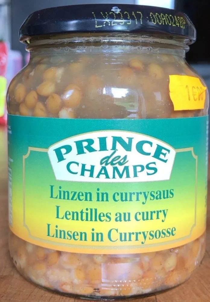 Lentilles au curry