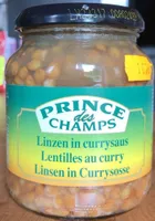 Lentilles au curry