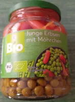 Junge Erbsen mit Möhrchen