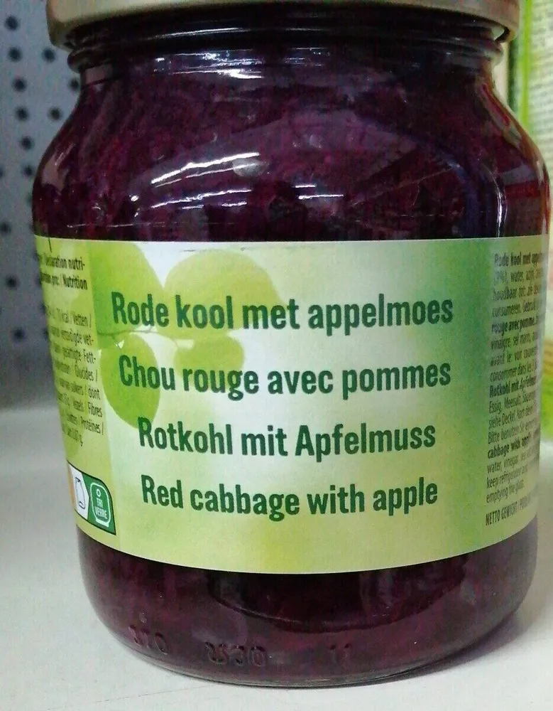 Rotkohl mit Apfelmus
