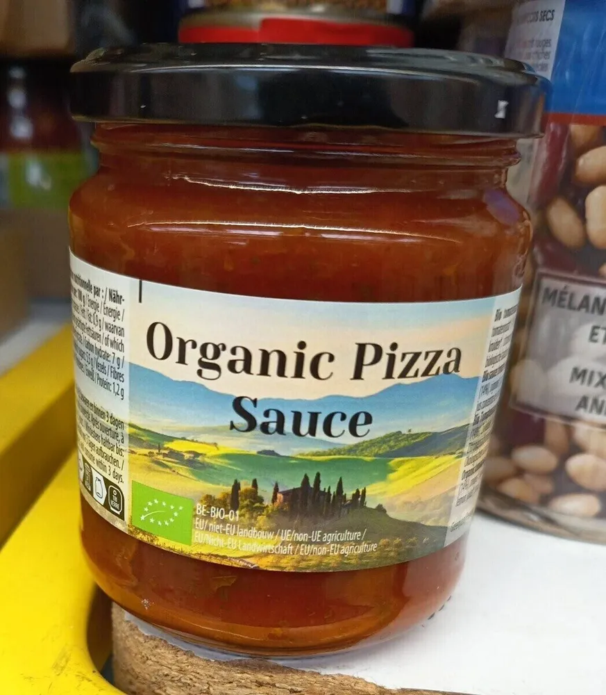 Organic pizza sauce