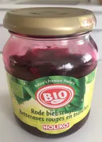 Betteraves rouges en tranche