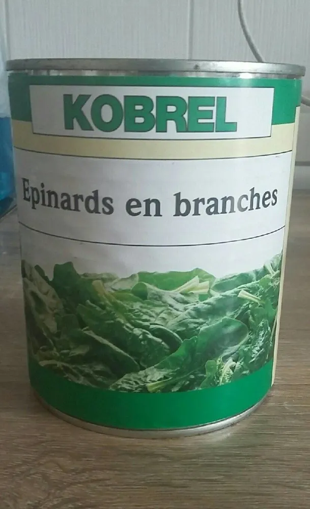 Épinards en branches