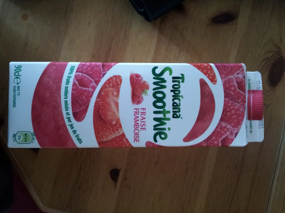 Smoothie fraise-framboise