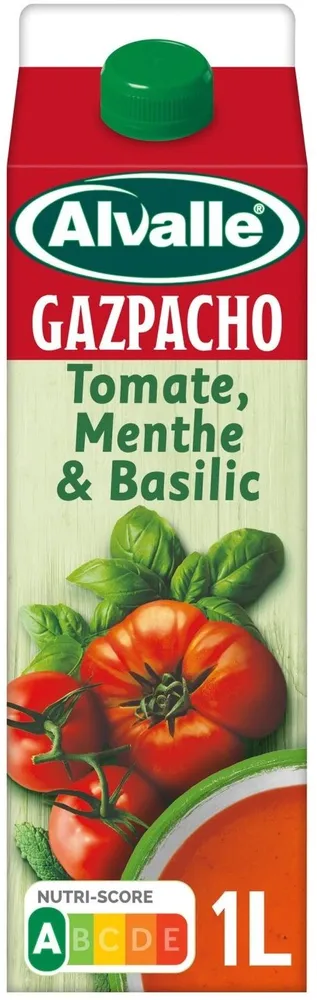 Alvalle Gazpacho tomate, menthe & basilic 1 L
