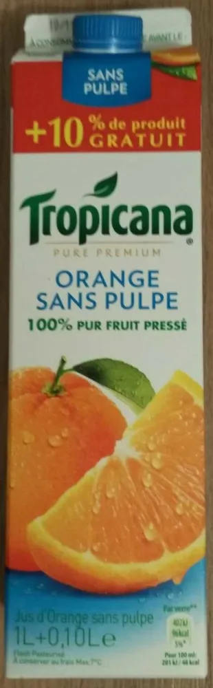 Pure Premium Orange sans pulpe 100% pur fruit pressé