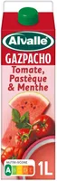 Gazpacho tomate, pastèque & menthe