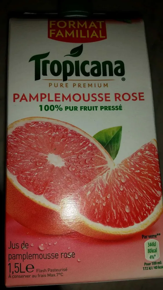 Pure Premium Pamplemousse Rose 100% pur jus pressé